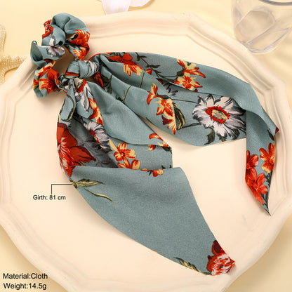 Fashion embossed floral fabric headband