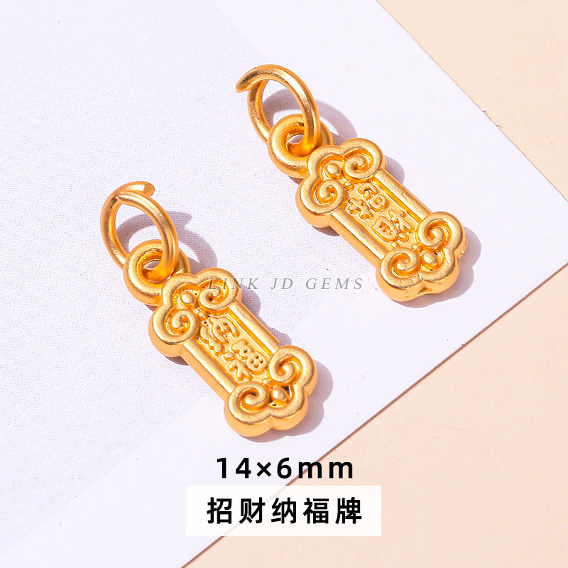 Aluminum gold ancient gold alloy accessories