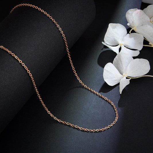 Universal chain titanium steel necklace female