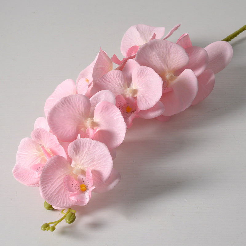 Single 9-head Phalaenopsis artificial flower