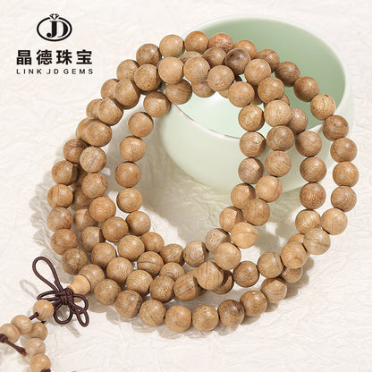 Golden nanmu multi-circle bead bracelet