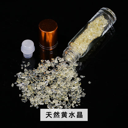 10Ml ball bottle natural crystal gravel essential oil bottle