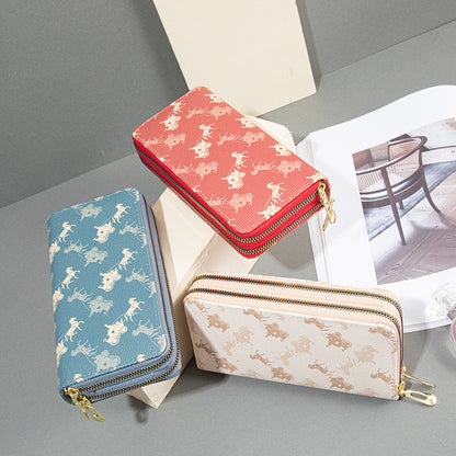 Printed clutch bag wholesale wallet