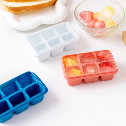 Silicone Ice Cube Tray with Lid