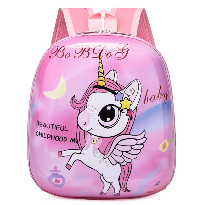 Kindergarten baby unicorn school bag