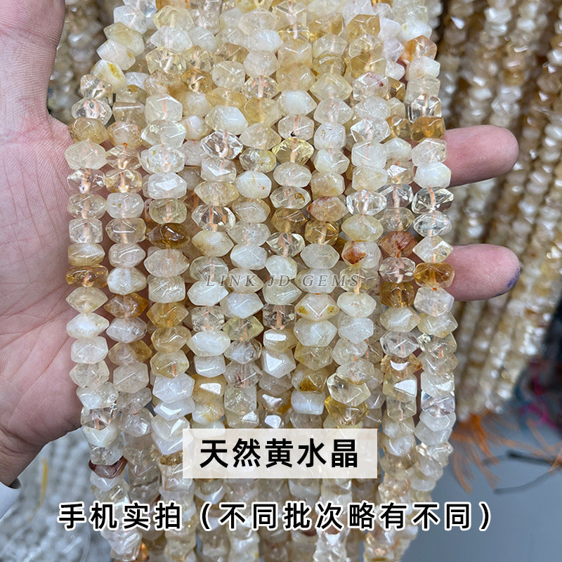 6 * 10Mm jade gravel angle of attack amorphous beads loose beads