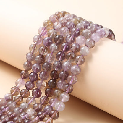 Natural amethyst loose bead crystal bracelet