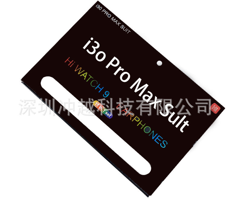 i30 Pro Max 2.3 HD Screen 11 in 1 Bluetooth Headset