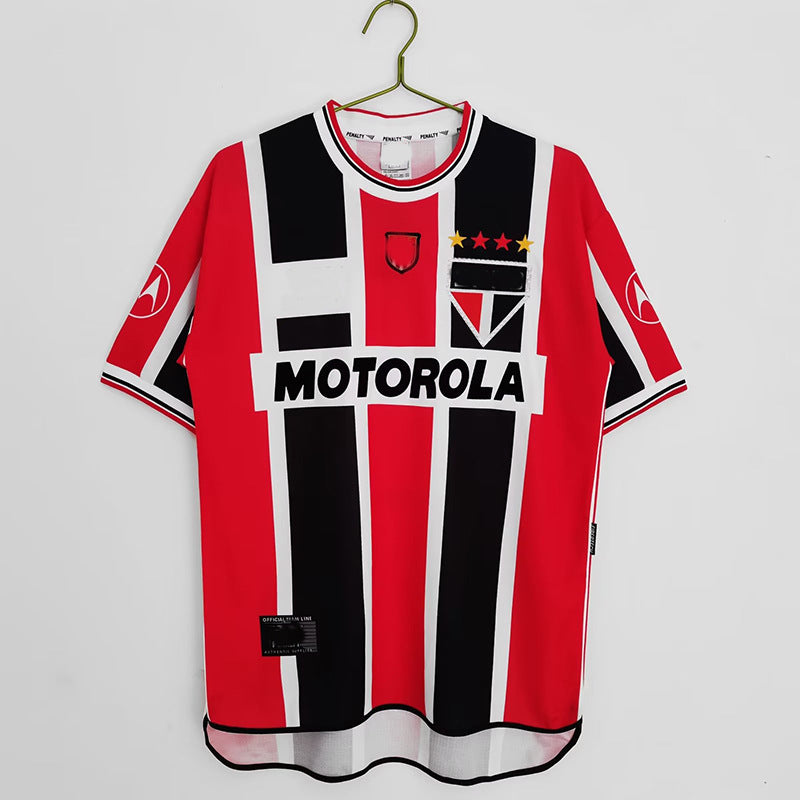 2000 S?o Paulo Retro Home/Away Short Sleeve Thai Jersey