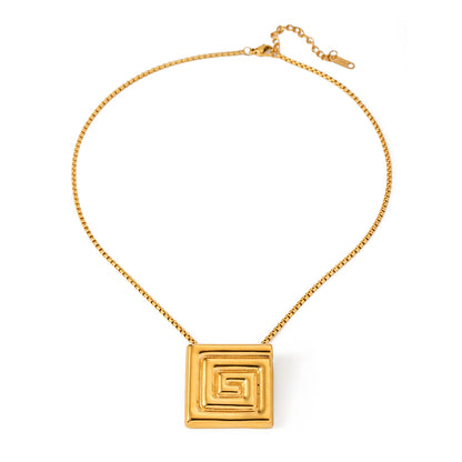 women's guipure pendant necklace