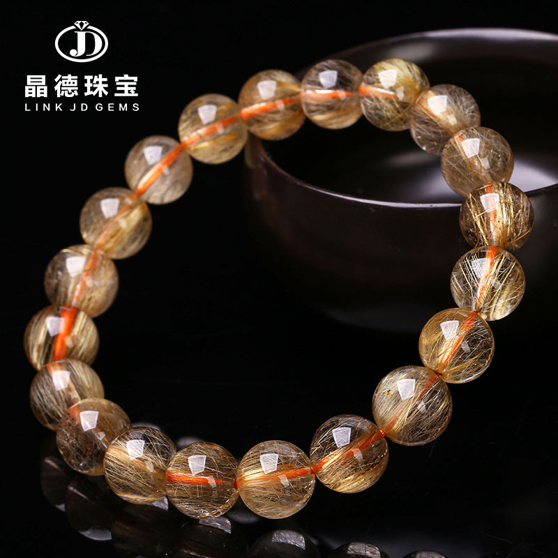 7A Natural Blonde Crystal Bracelet