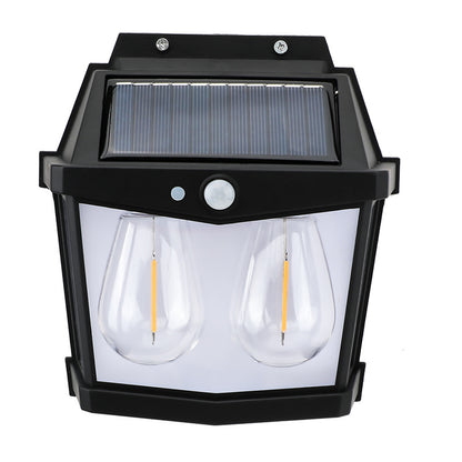 Solar tungsten lamp double head wall lamp