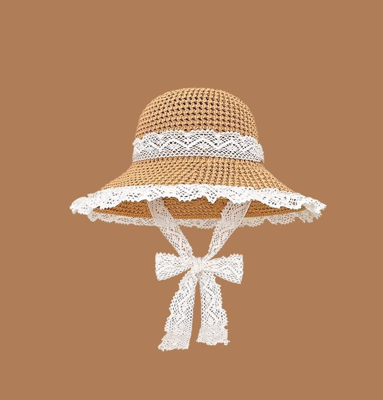 Nuevo sombrero de paja para el sol, sombrero de pescador de ala ancha 