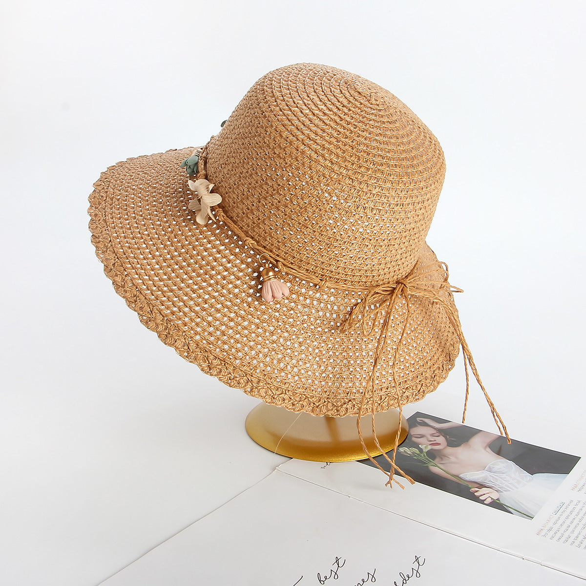 New Sun Hat Women UV Protection Beach Wide Brim