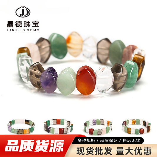 Natural crystal jade hand row