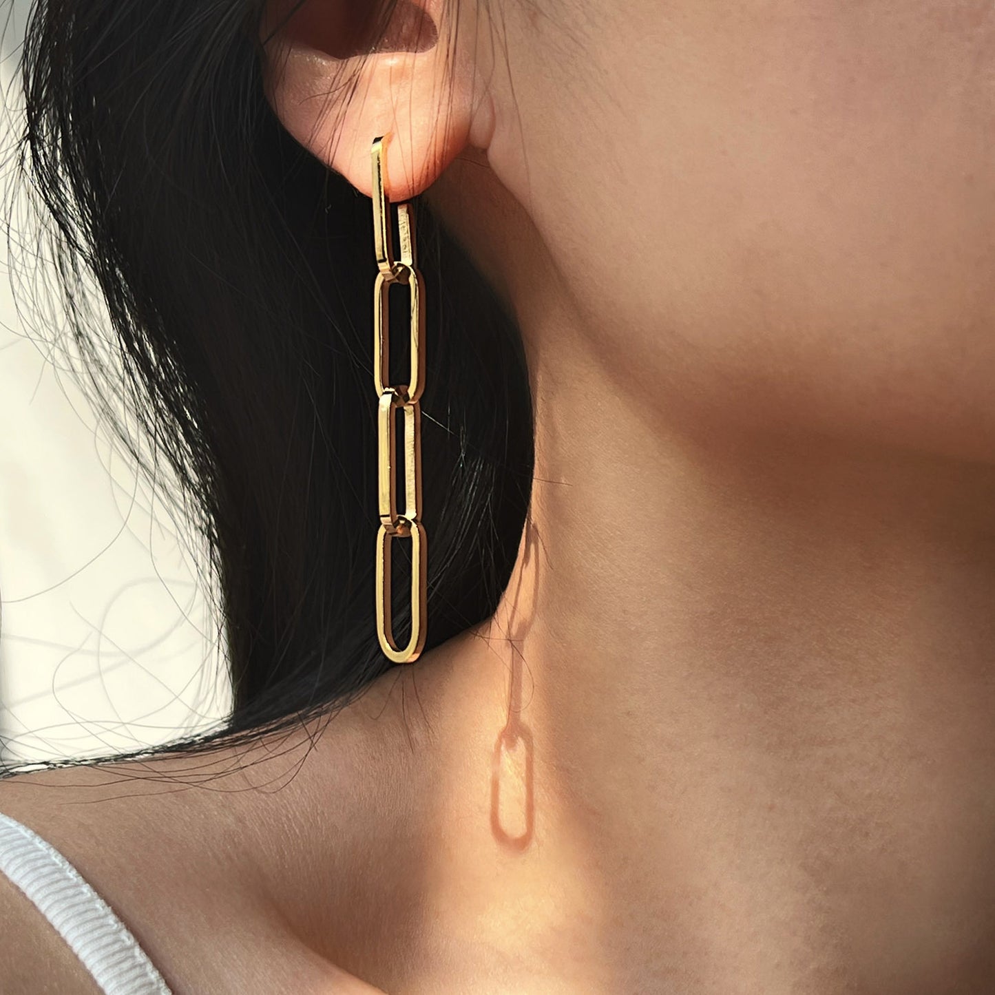 Pendientes de mujer Pendientes de cadena larga Joyas 