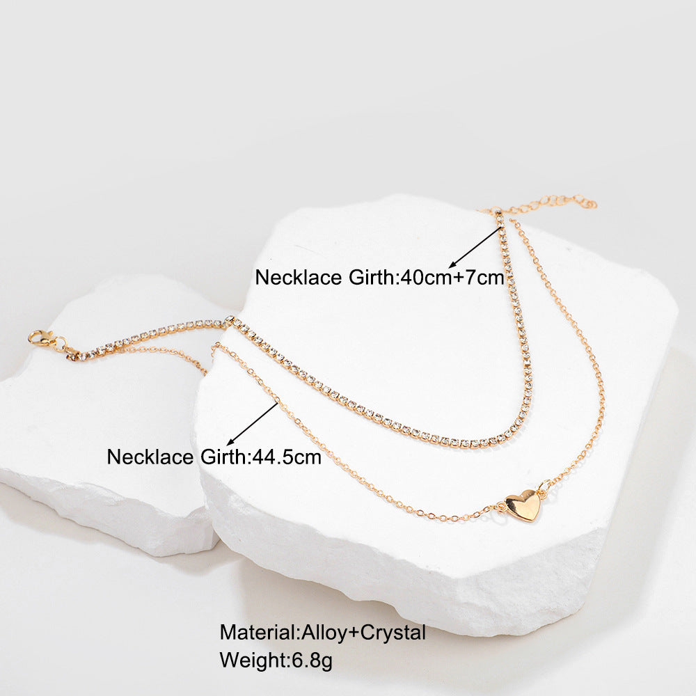 women's double layer necklace