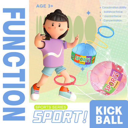 Children's Flashing Jumping Ball Ankle Toy for Outdoors