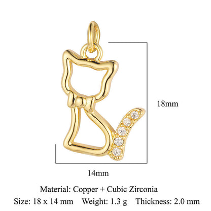 Star Eye Sun Copper Zircon Pendant