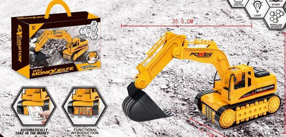 Fingerprint Money Bank, Construction Vehicle Design, Password Safe for Boys and Girls