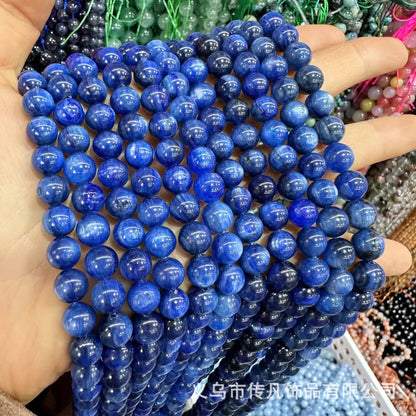 Natural stone A grade kyanite round beads loose beads