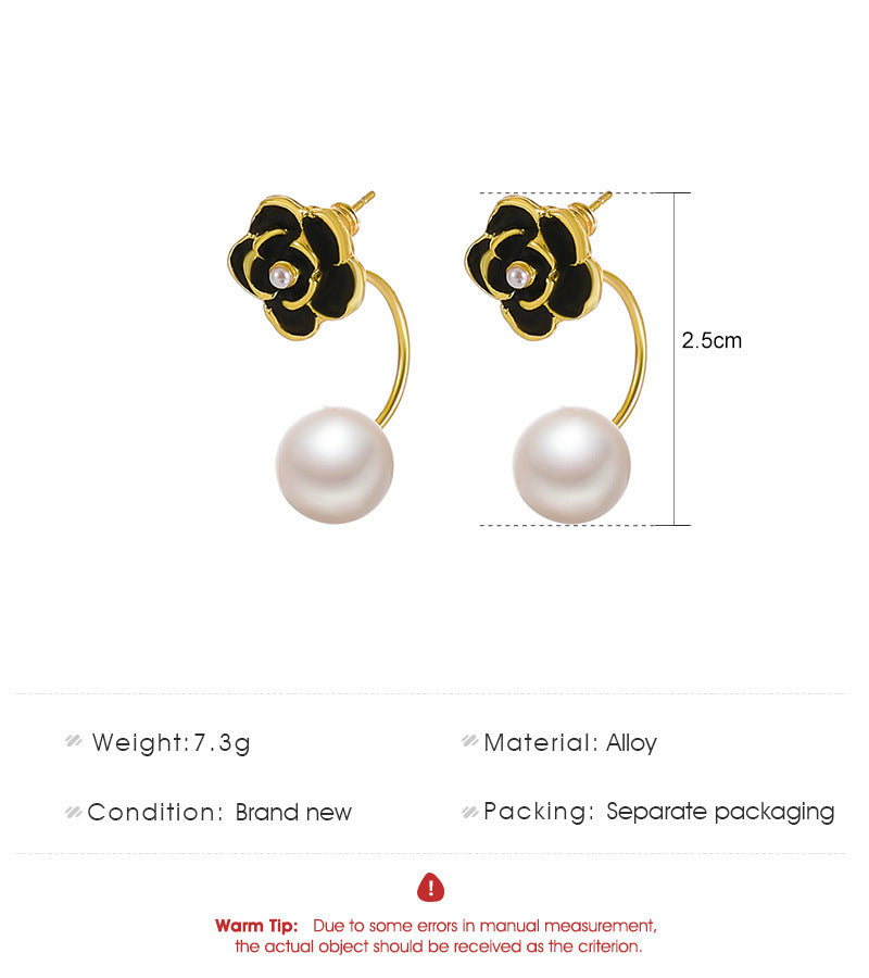 New Korean version of flower earrings