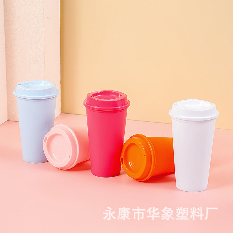 Color coffee cup pp material 475ml