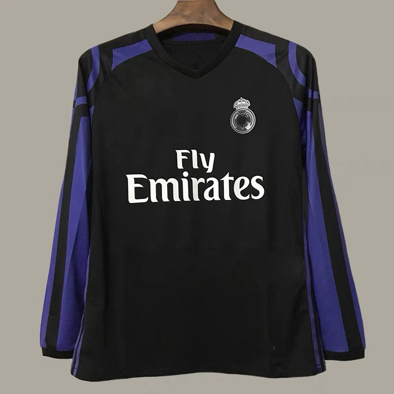 16-17 Real Madrid 2nd 7 Ronaldo Ramos Bale Modri? Retro Jersey