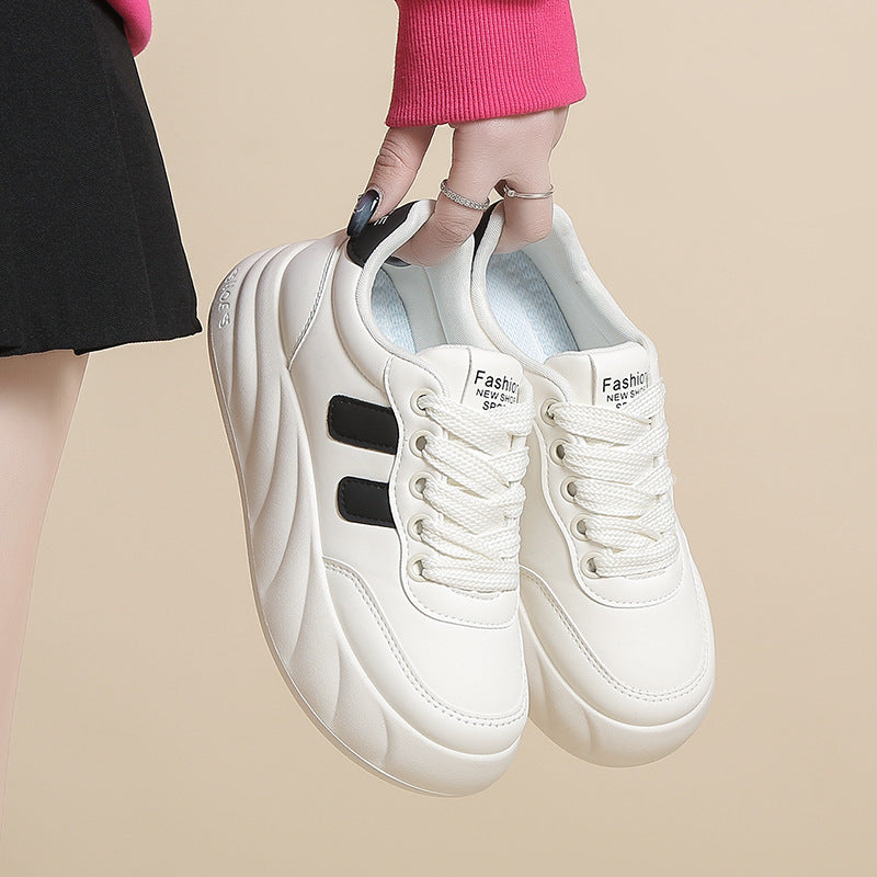 women's all-match white shoes