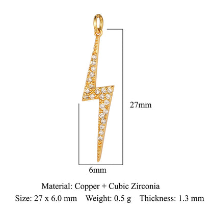 Copper Zircon Cocktail Necklace Bracelet Pendant