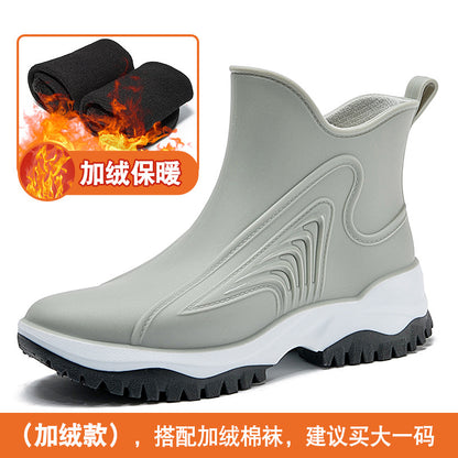 Rain shoes soft overshoes thickened