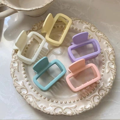 Fashion Small Square Rubber Hair Clip