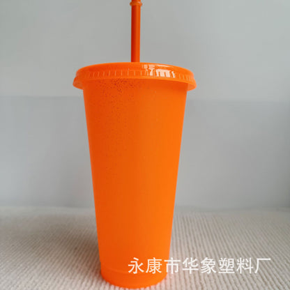 Straw cup wholesale can make logo.