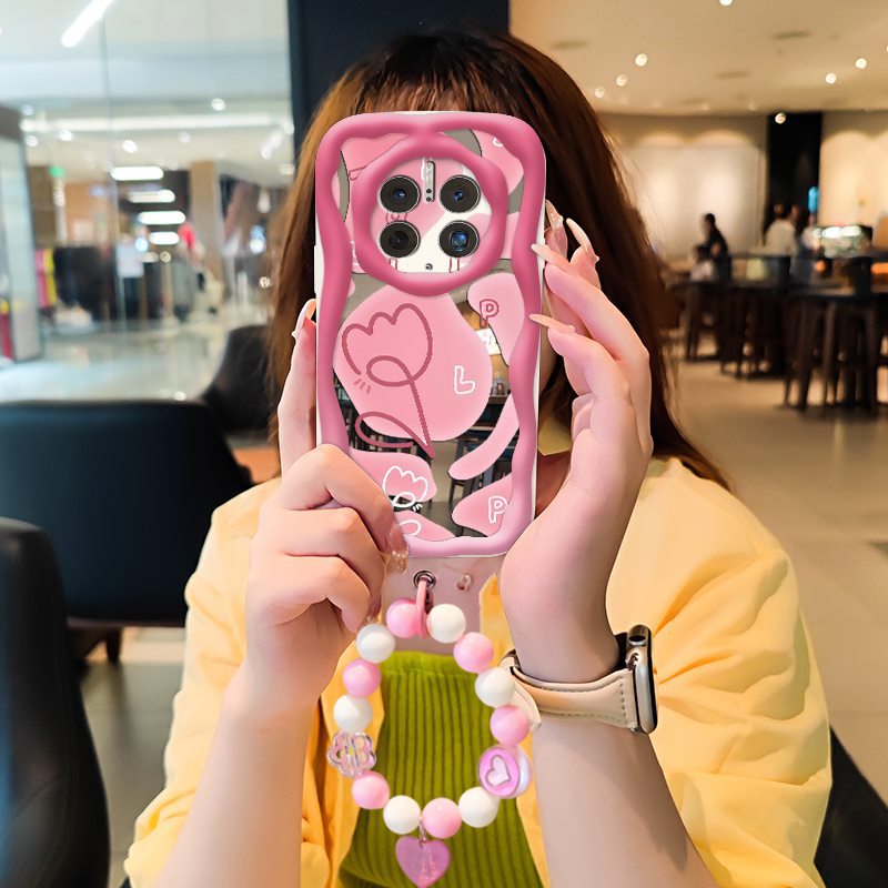 Mate50 Pro 3D Cute Mirror Soft Case