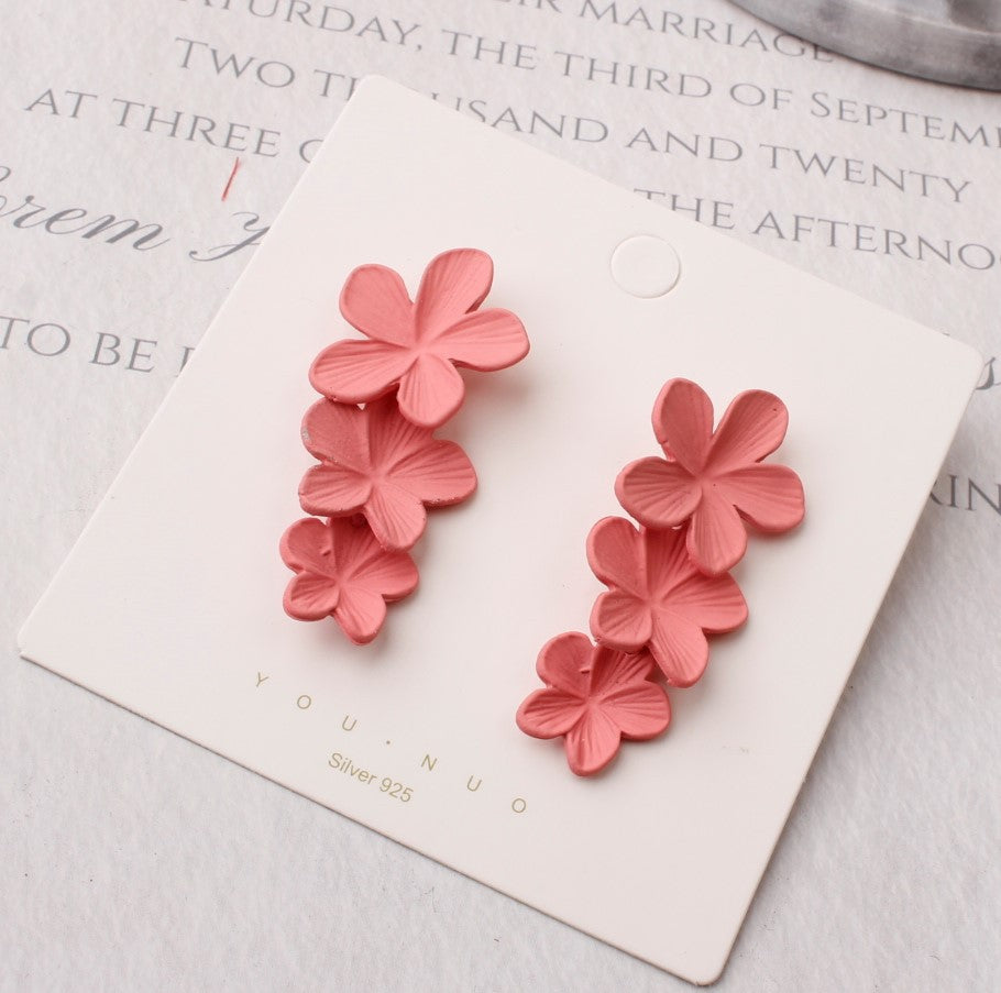 Flower earrings sweet earrings