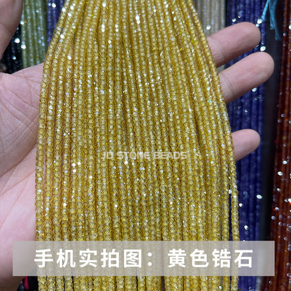 2 * 3Mm Jingde Jewelry Section Zircon Abacus Beads