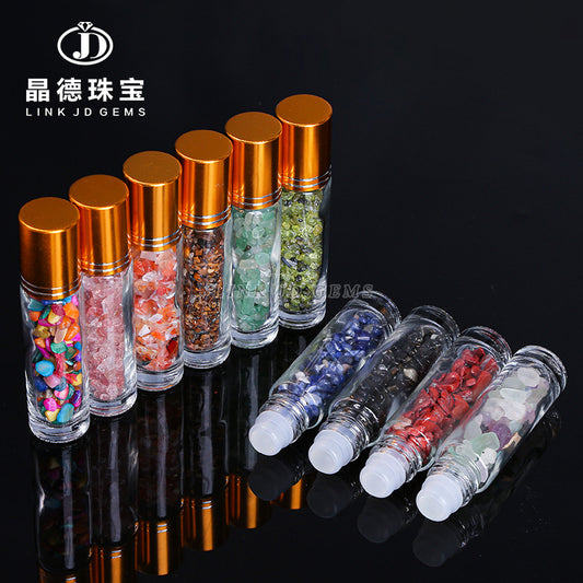 10Ml ball bottle natural crystal gravel essential oil bottle