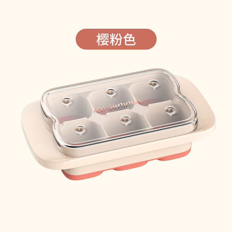 Silicone Mini Ice Cube Tray with Lid