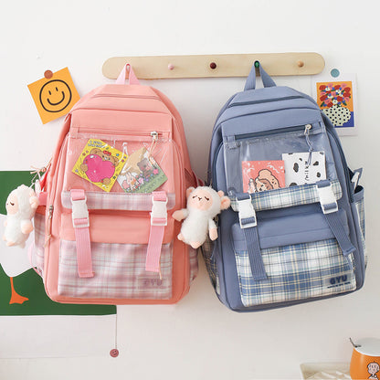 4-piece Oxford cloth backpack