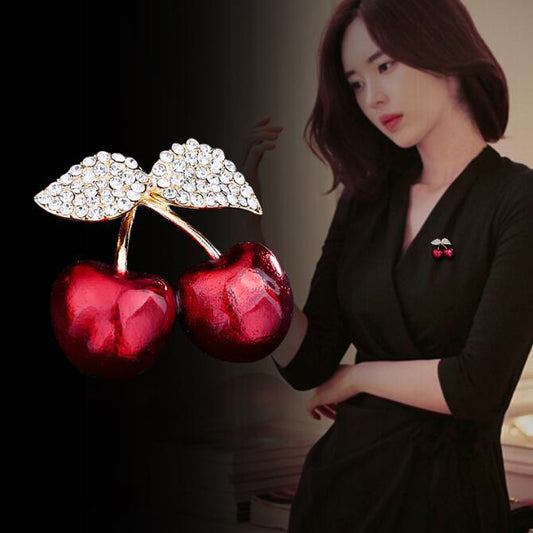 Cherry Brooch Girl