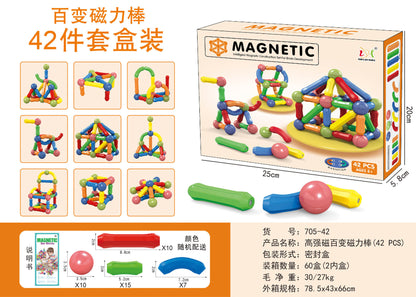 Magnetic Stick Building Blocks Kids Educational Toy