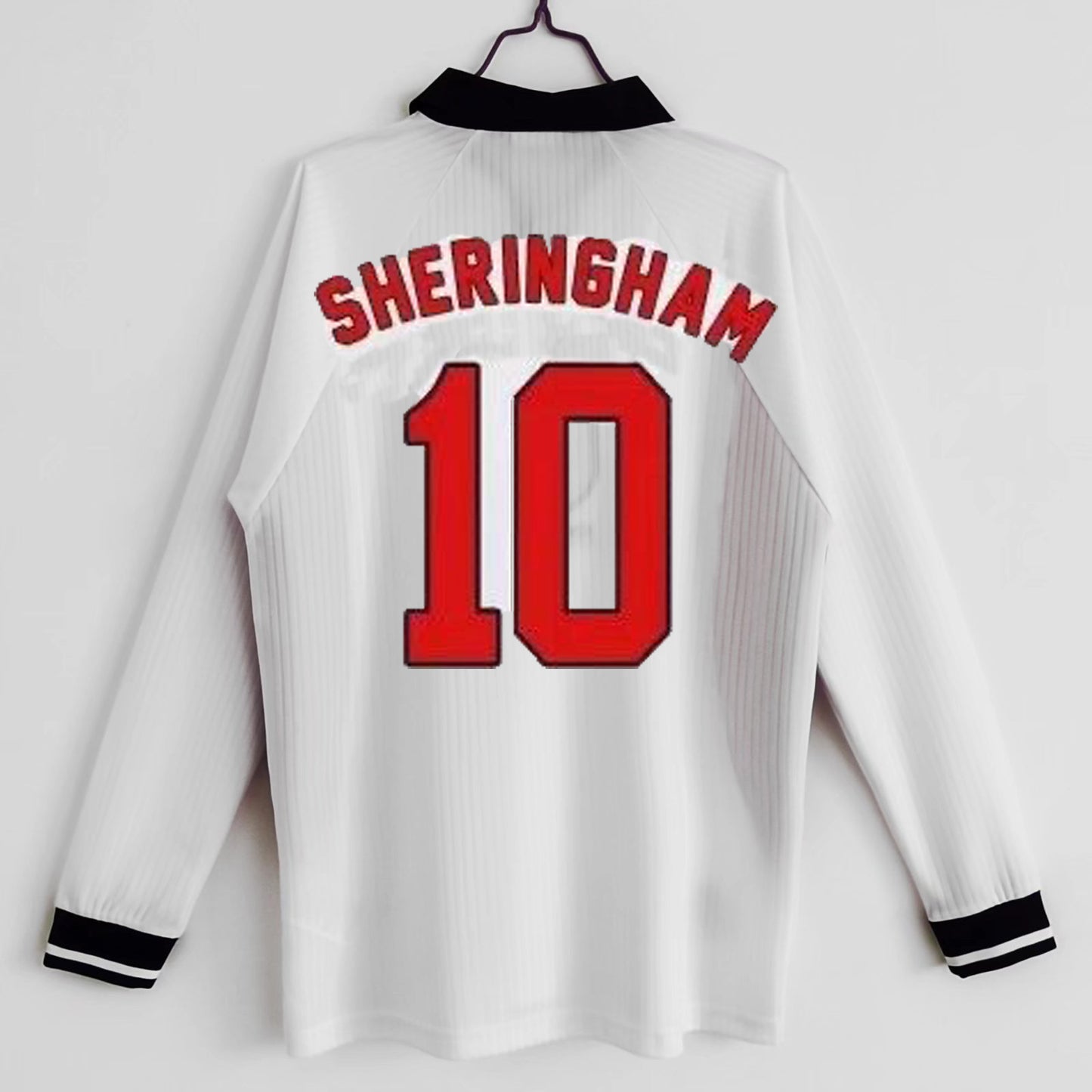 98 World Cup England Home 20 Owen 7 Beckham Gerrard Retro Jersey