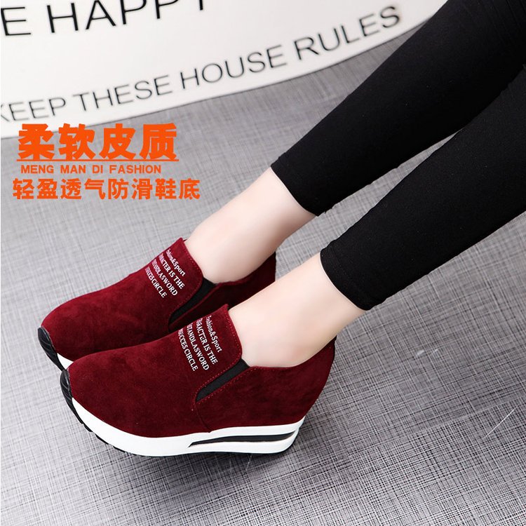 Height increase casual high-heeled sports shoes wholesale