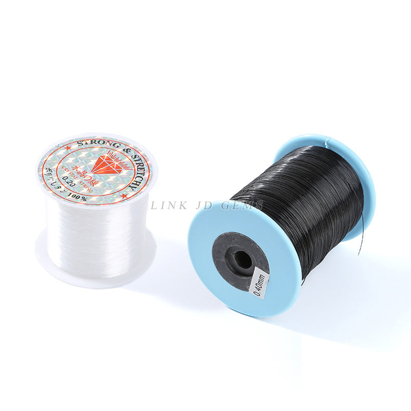 Transparent fishing line has no elasticity and high strength