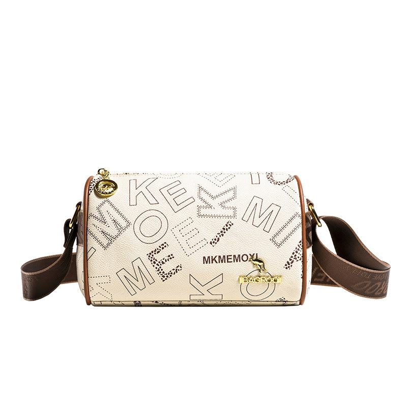 Printed bag retro versatile messenger bag