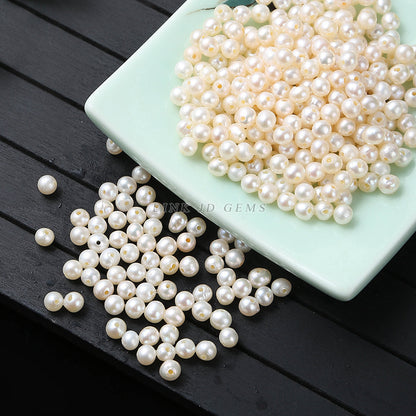 4-5Mm natural freshwater pearl rice beads