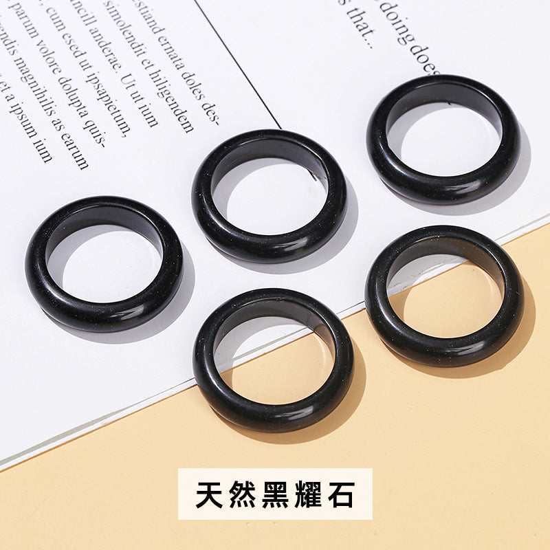 Natural Dongling jade ring ring