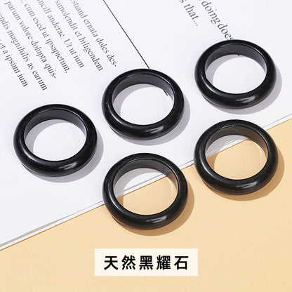 Natural Dongling jade ring ring