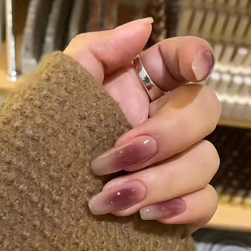 Dried Rose Blush Ballet Nails