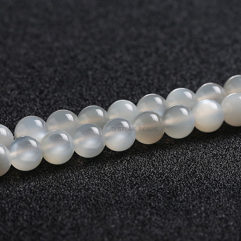 White moonlight loose beads DIY beads